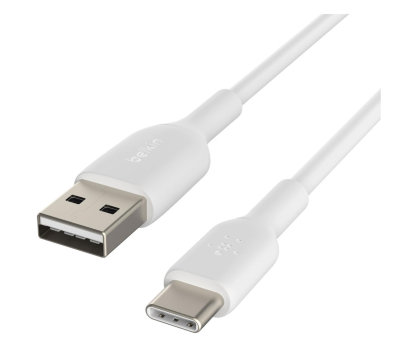 Kabel BELKIN Kabel USB-A na USB-C, 1m, biały CAB001BT1MWH